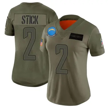 easton stick chargers jersey